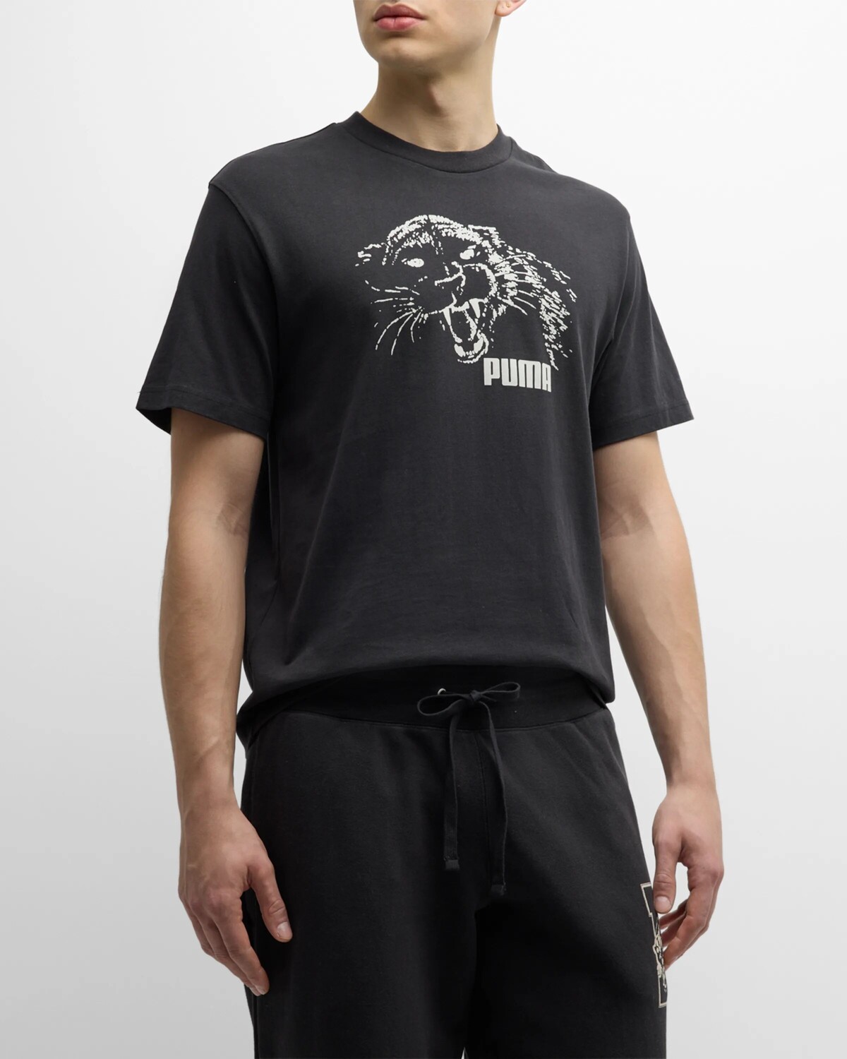 

Мужская футболка с рисунком из коллаборации с Noah Puma, цвет Black