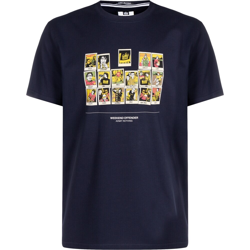 

Футболка Weekend Offender Polaroids, морской синий