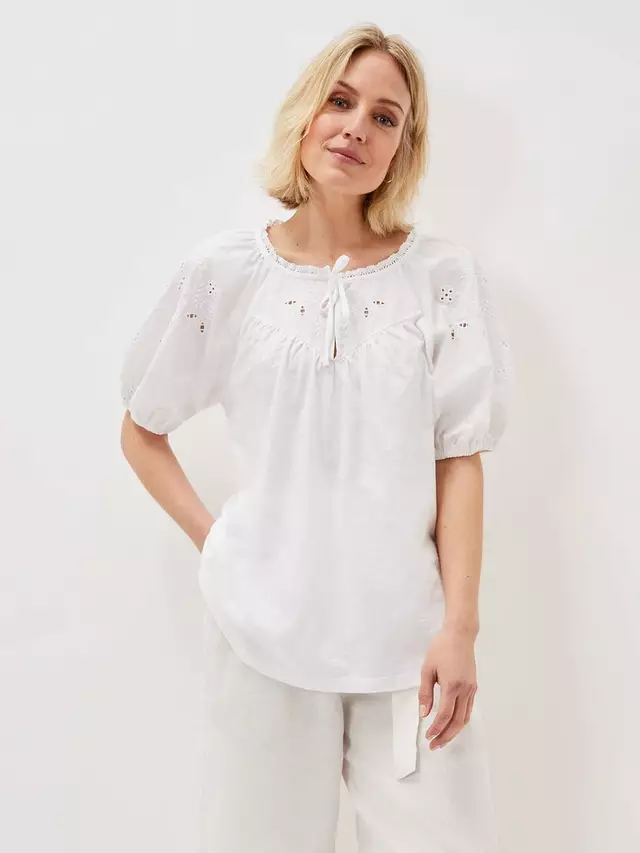 

Блуза Phase Eight Floella Embroidered, белый