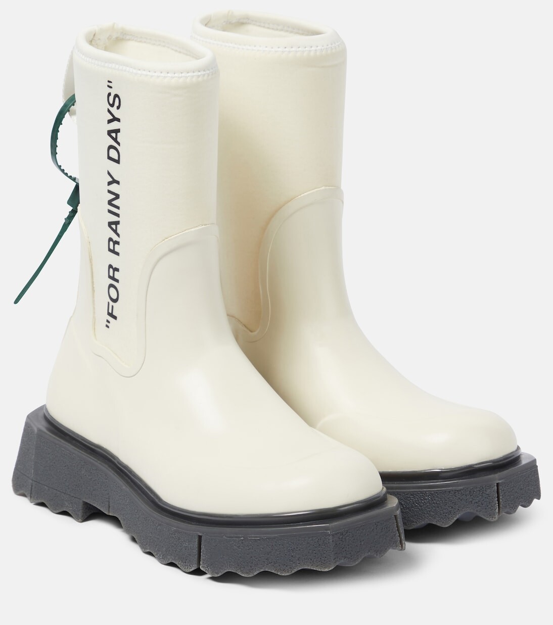 

Резиновые дождевые сапоги Off-White, белый
