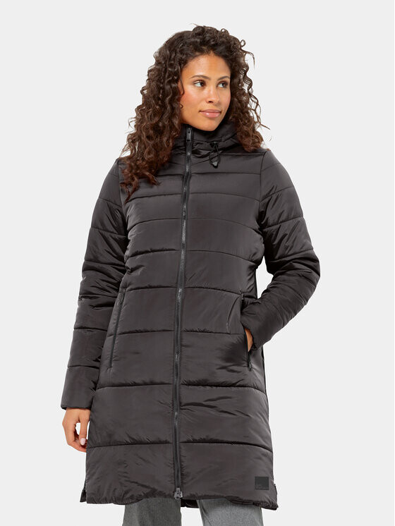 

Пуховик стандартного кроя Jack Wolfskin, черный