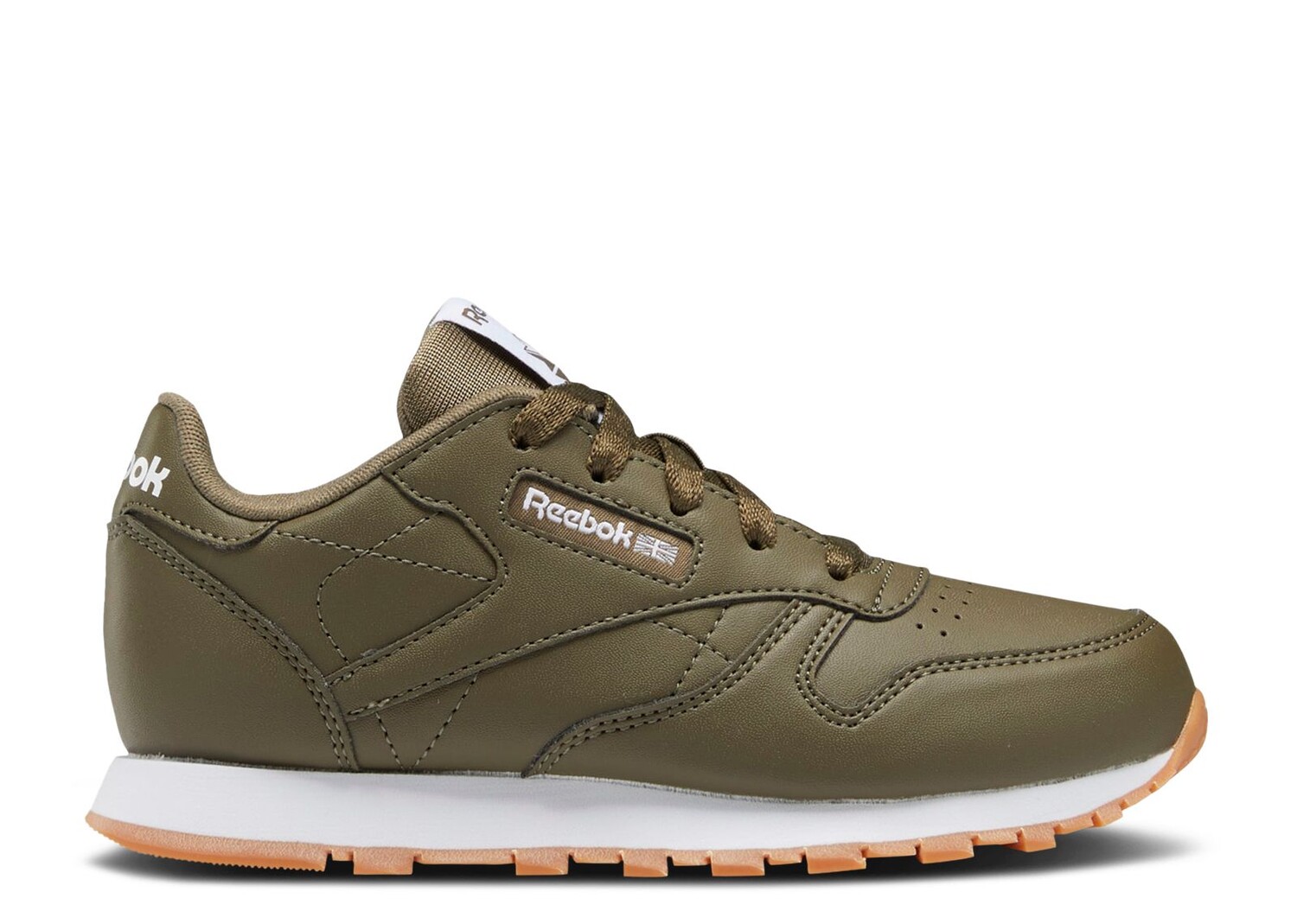 

Кроссовки Reebok Classic Leather Little Kid 'Army Green', зеленый