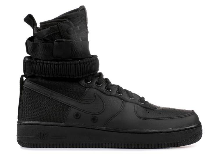 

Кроссовки Nike SF AIR FORCE 1 'TRIPLE BLACK', черный
