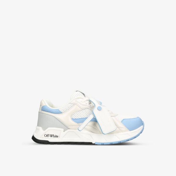 

Кожаные кроссовки Kick Off с низким берцем и биркой Off-White, белый