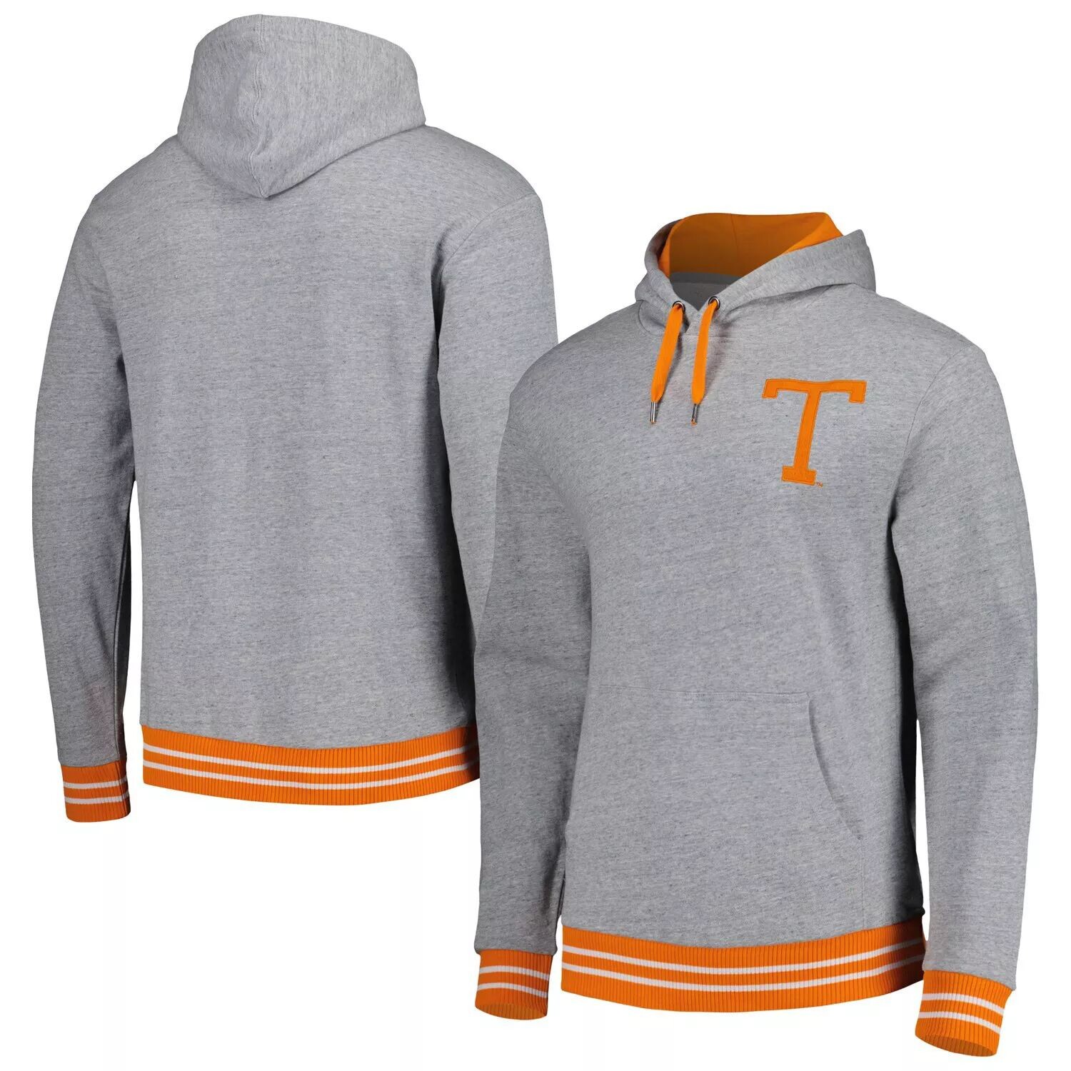 

Мужской пуловер с капюшоном Mitchell & Ness Heather Grey Tennessee Volunteers