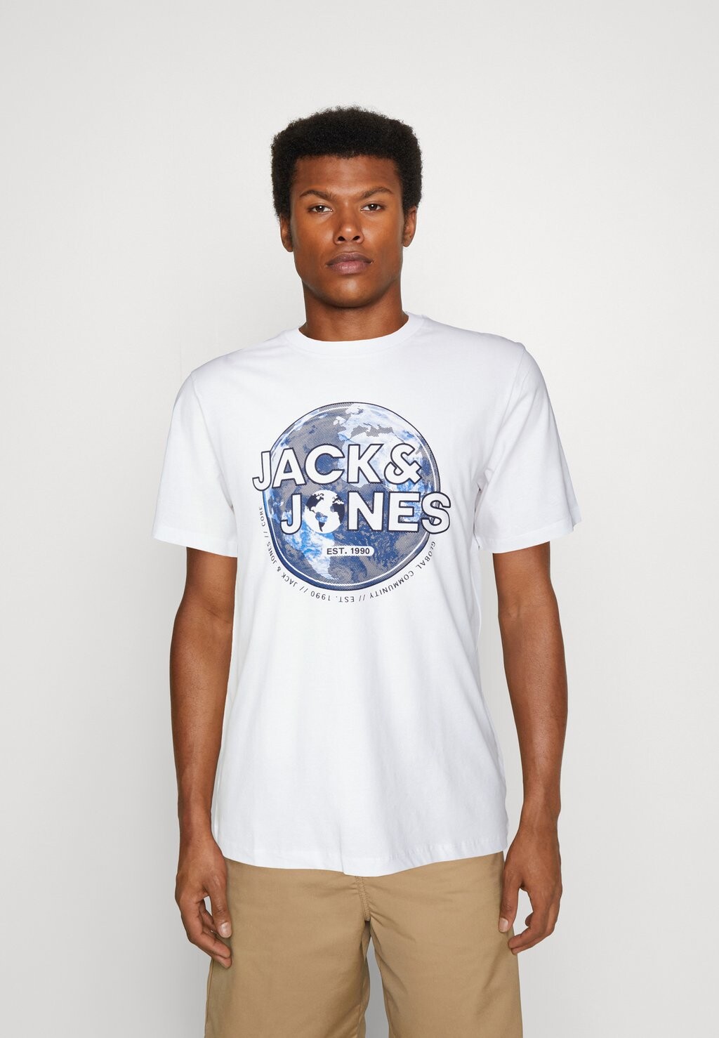 

Футболка с принтом Jack & Jones, белый
