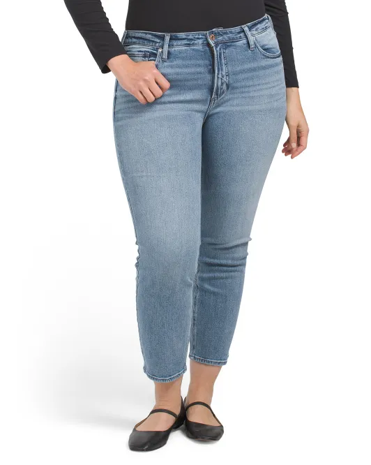 

Прямые джинсы до щиколотки Plus Most Wanted Silver Jeans Co, цвет Indigo