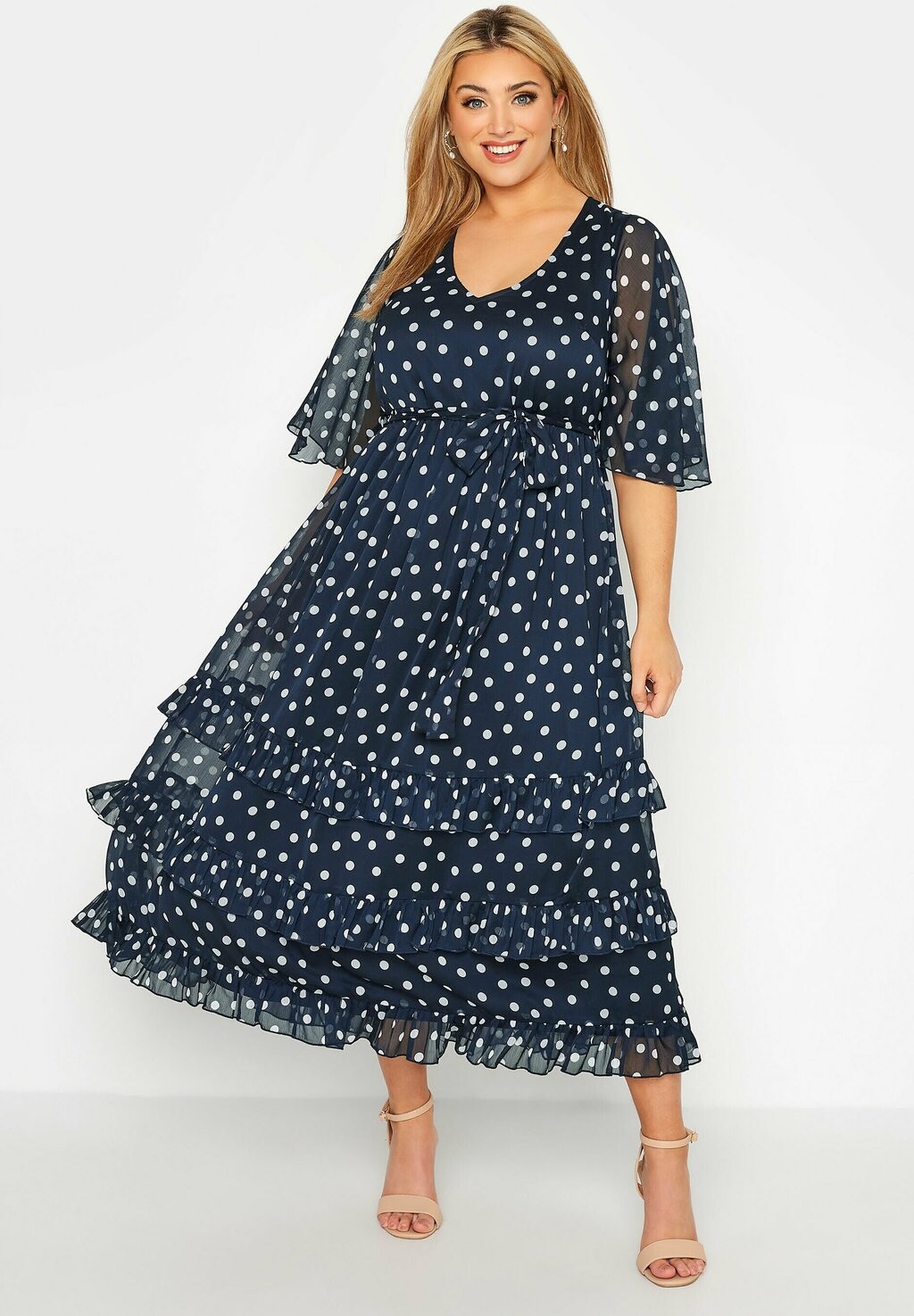 

Летнее платье Yours Clothing, синий