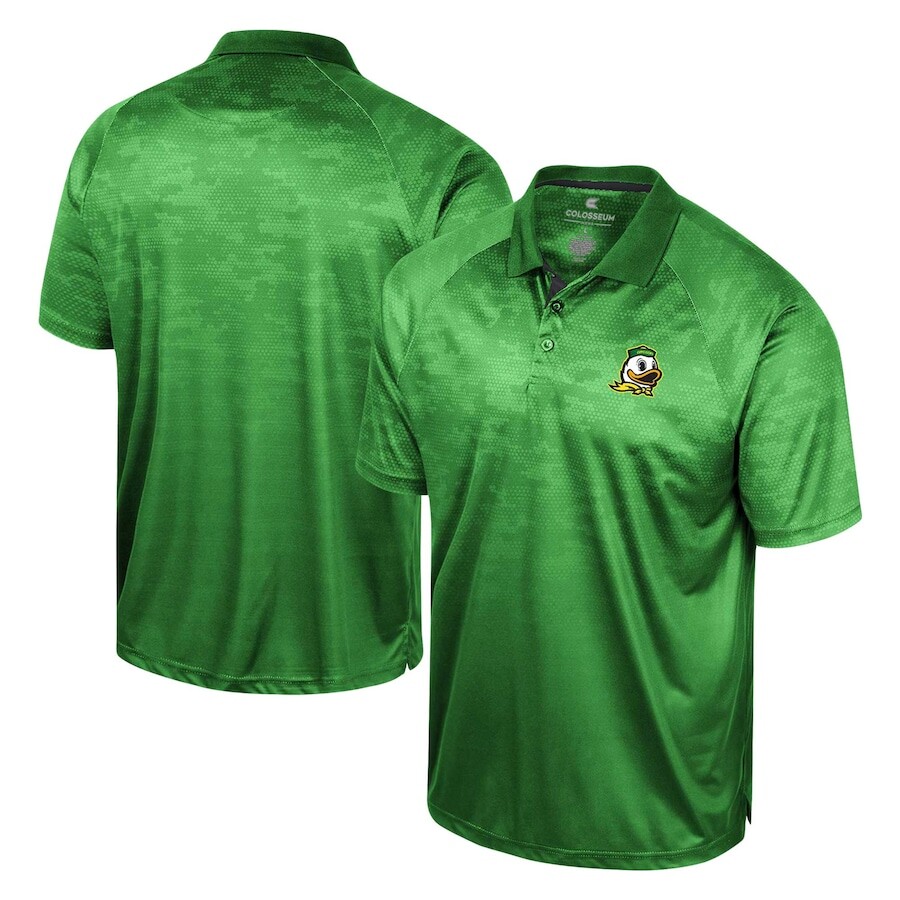 

Поло с коротким рукавом Colosseum Oregon Ducks, зеленый