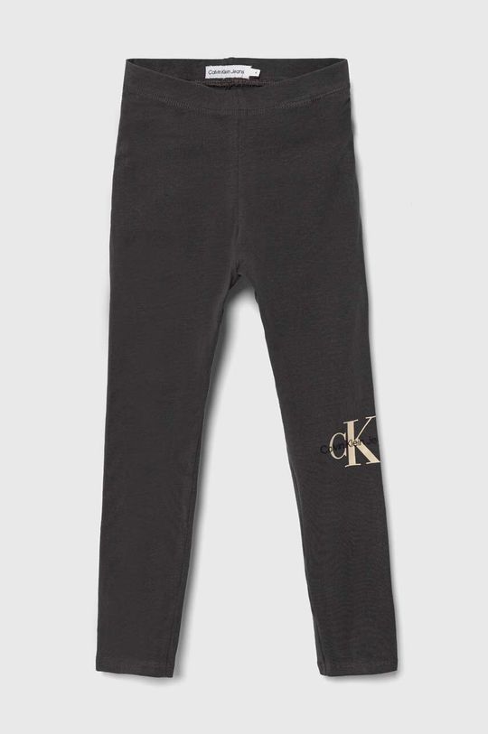 цена Леггинсы для детей Calvin Klein Jeans, серый