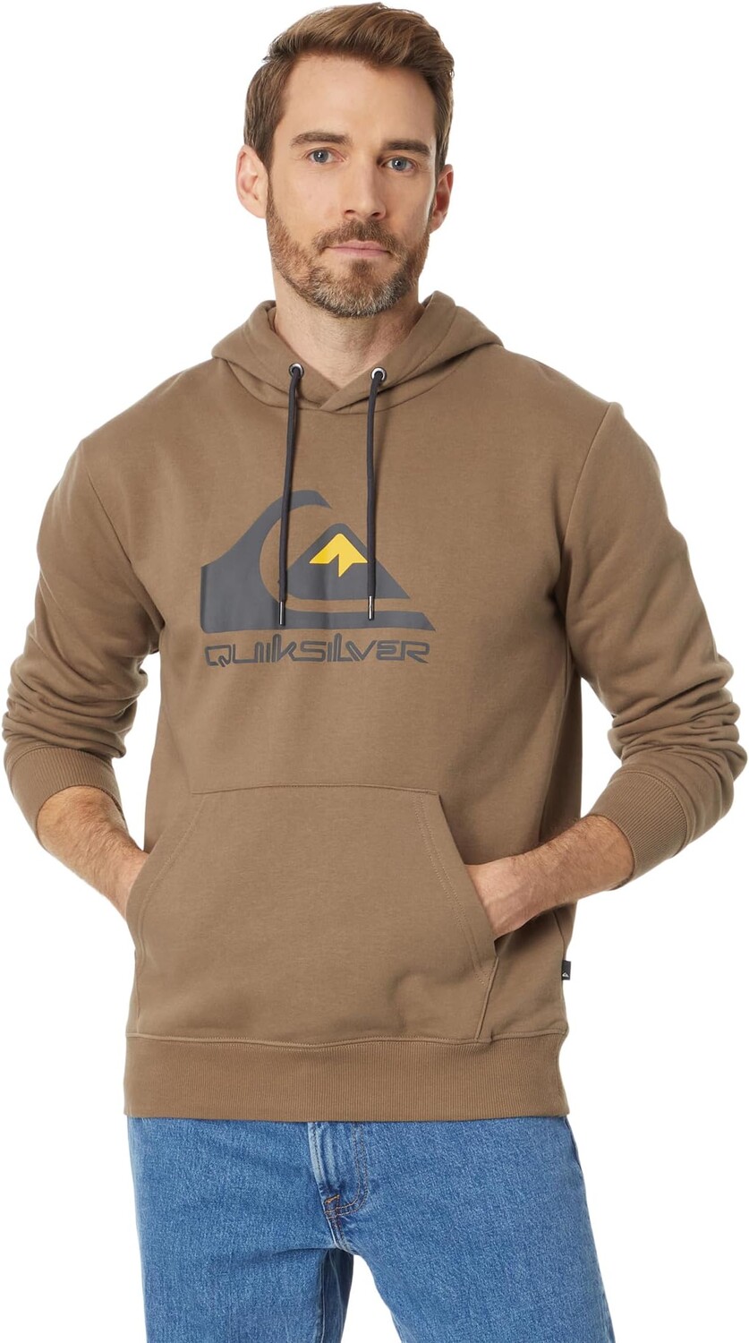 

Толстовка с капюшоном и большим логотипом Quiksilver, цвет Fossil