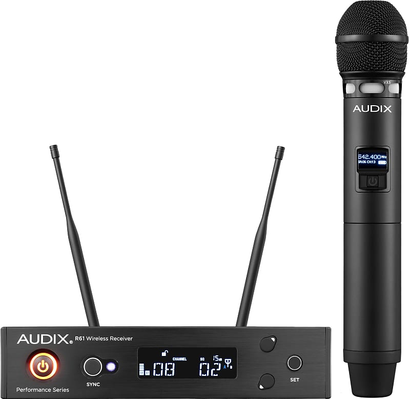 Беспроводная микрофонная система Audix AP61 VX5 Handheld Wireless Microphone System беспроводная микрофонная система electro voice r300 hd handheld wireless microphone system band c