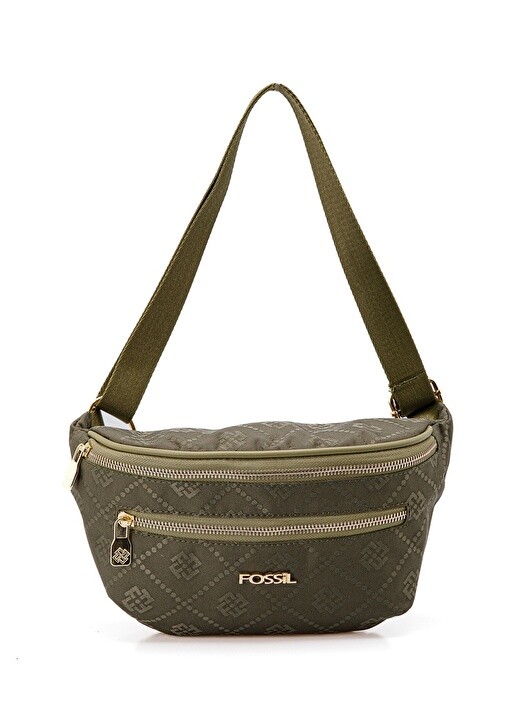 

Женская поясная сумка цвета хаки Fossil