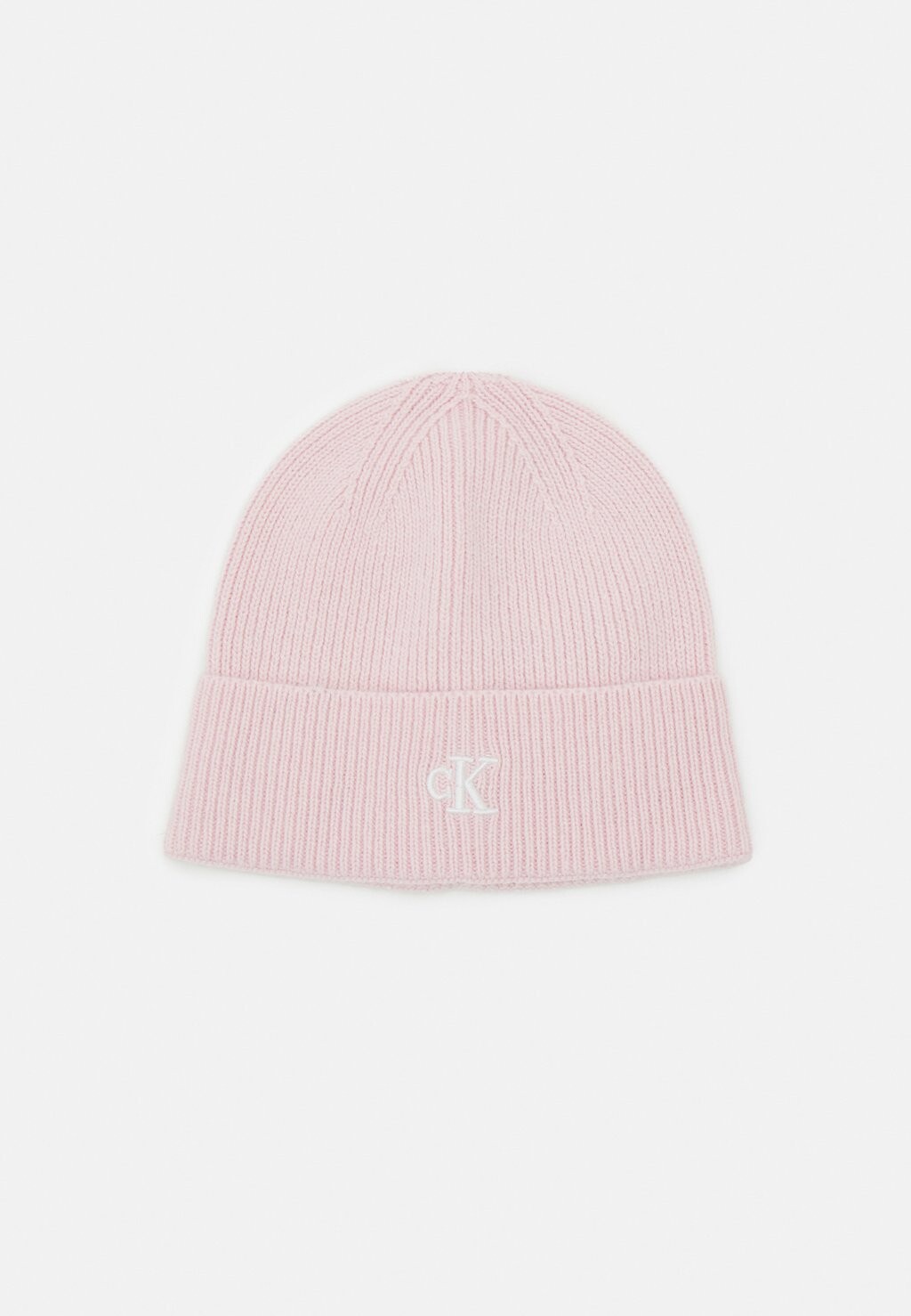 

Шапка Calvin Klein Jeans АРХИВ LOGO BEANIE, розовый