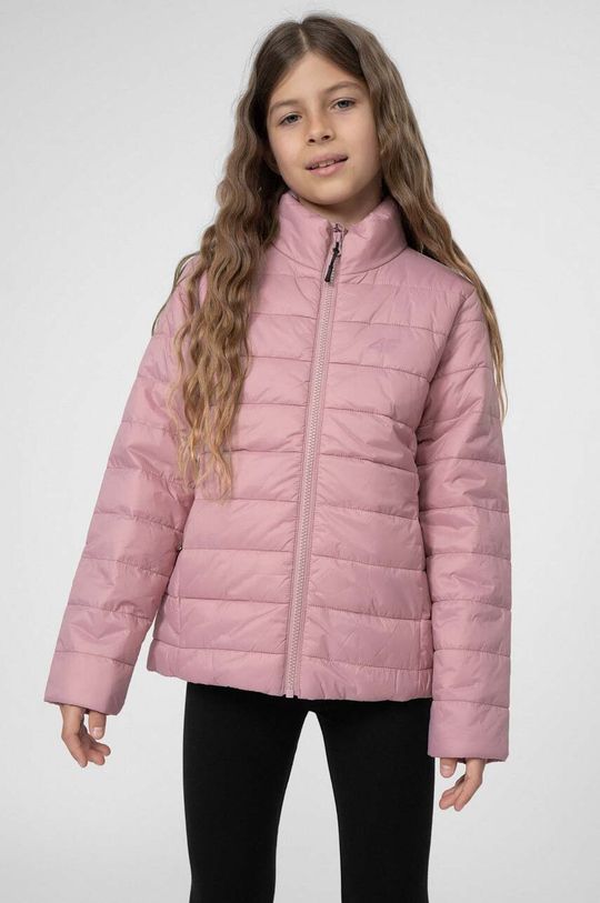 4F детская куртка, розовый стеганая куртка 4f розовый