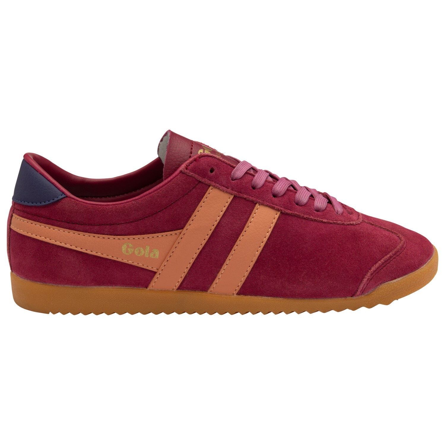 

Кроссовки Gola Bullet Suede, цвет Cerise/Terracotta/Plum