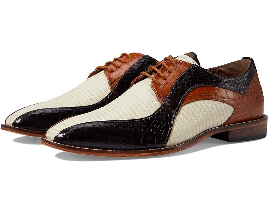 

Оксфорды Stacy Adams Turano Bike Toe Oxford, цвет Brown Multi
