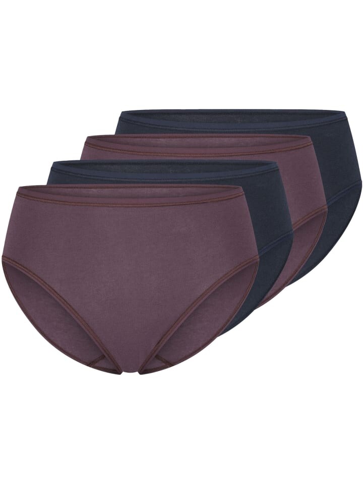 

Трусы Schiesser Slip 95/5 Organic Cotton, цвет dunkelblau, lila
