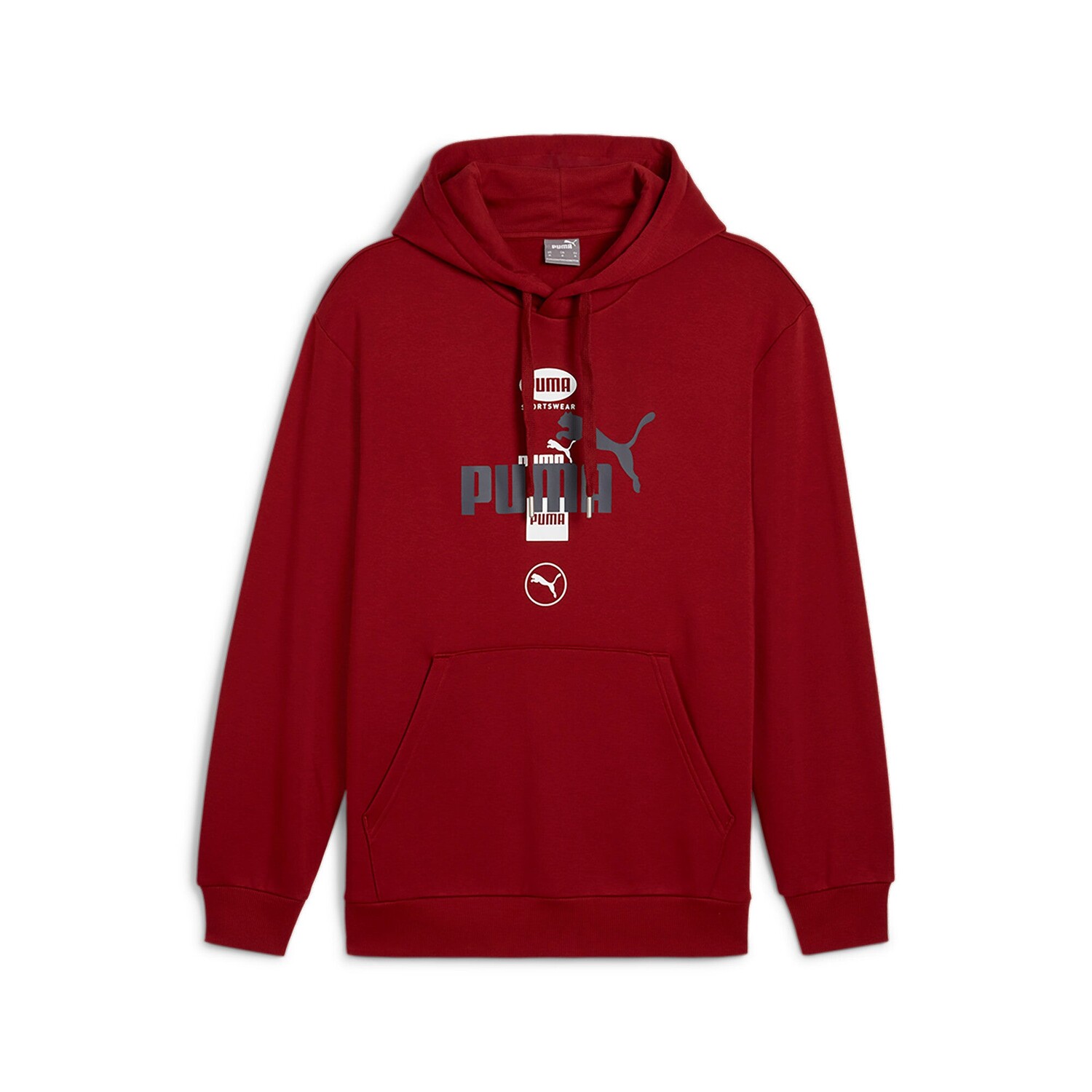 

Мужская худи с рисунком PUMA POWER, цвет Intense Red