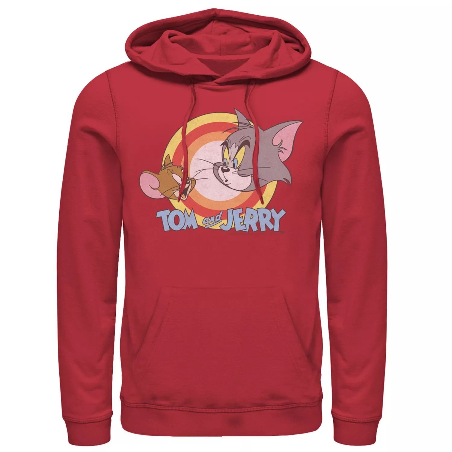 

Мужская толстовка с капюшоном и логотипом Tom & Jerry Licensed Character