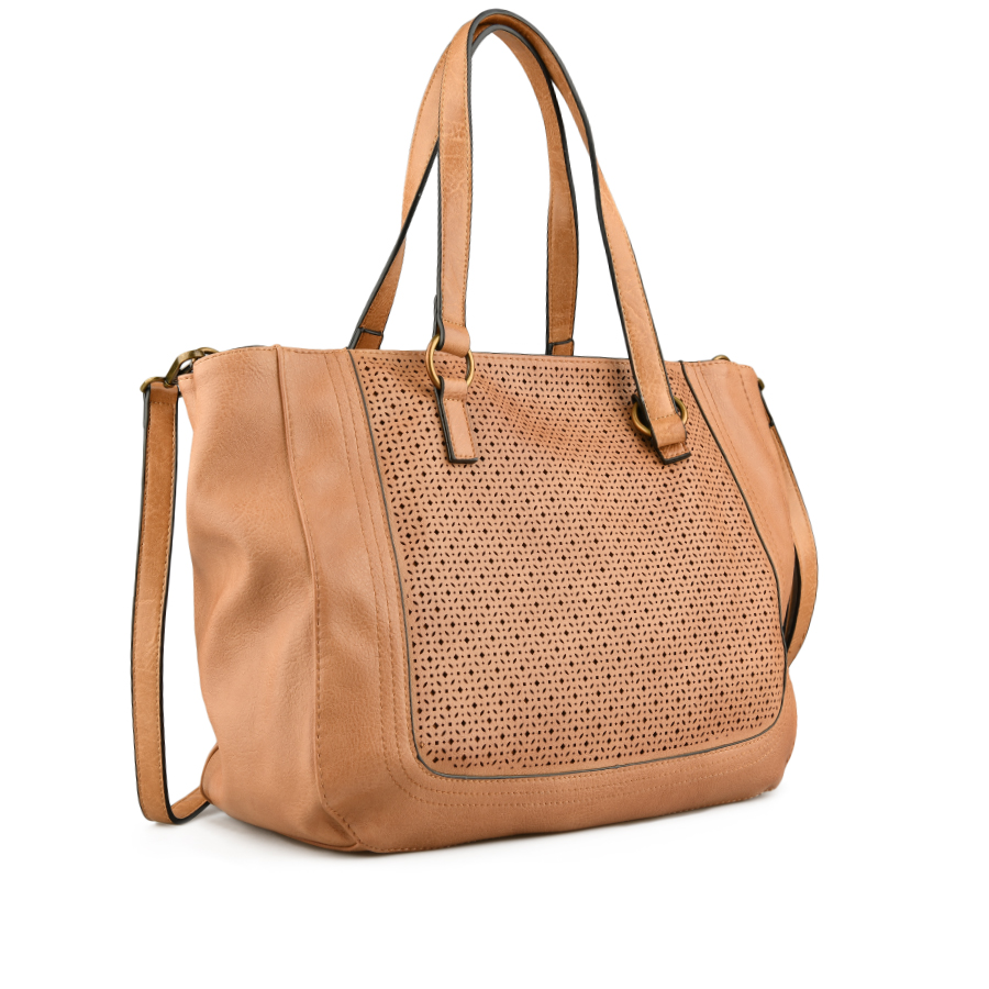 Женская повседневная сумка коричневая Tendenz trixie сумка переноска amina 18×29×37 см чёрный
