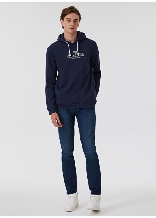 

Мужская толстовка с капюшоном и принтом Lee Cooper