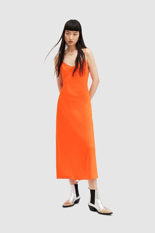 Платье Bryony AllSaints, оранжевый