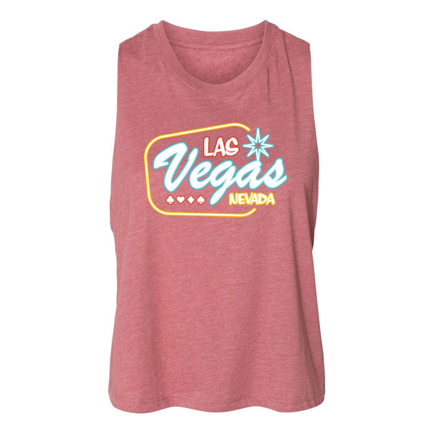 

Детская майка с рисунком Racerback Las Vegas для юниоров Licensed Character, розовый