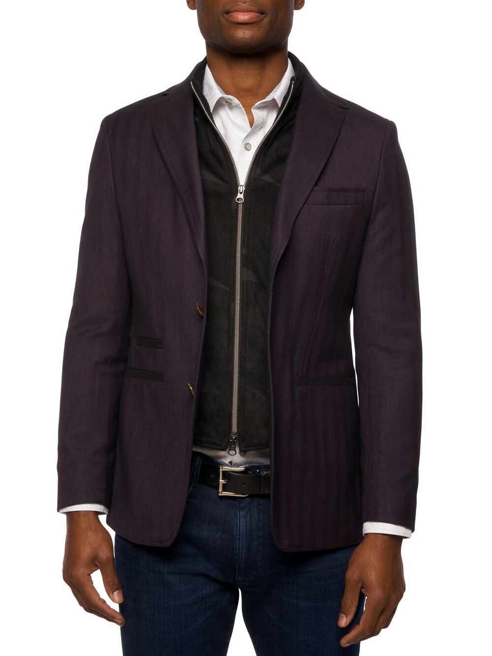 

Куртка Uptown VIII в ёлочку Robert Graham, фиолетовый