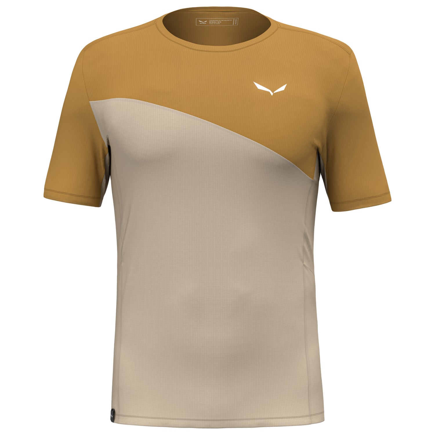 топ sporty Функциональная рубашка Salewa Puez Sporty Dry T Shirt, цвет Quicksand
