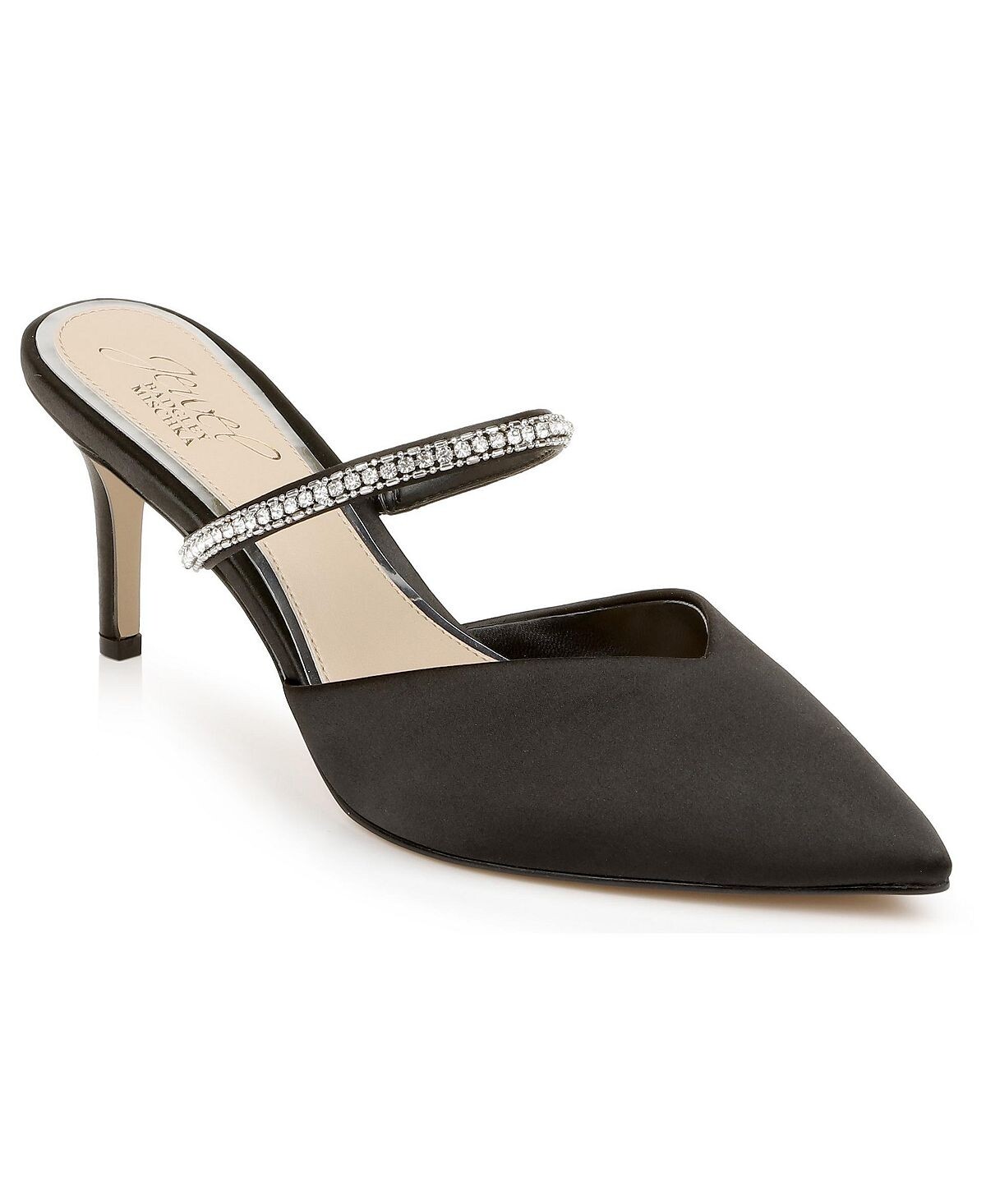 

Женские вечерние мюли Jan Jewel Badgley Mischka, черный