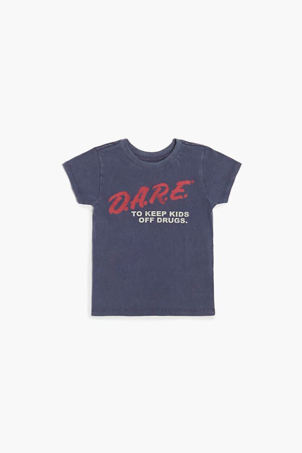 

Футболка с рисунком Girls DARE Forever 21, нави