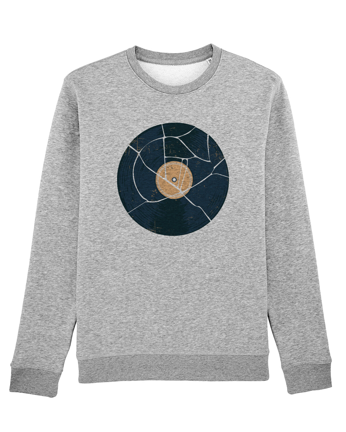 

Толстовка wat Apparel Broken Vinyl, цвет Grau meliert