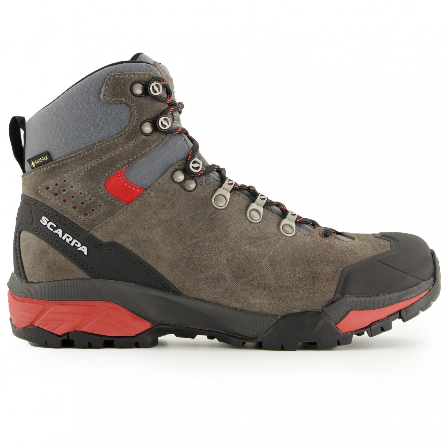 

Ботинки для прогулки Scarpa Women's ZG Trek GTX, цвет Titanium/Red Ibiscus