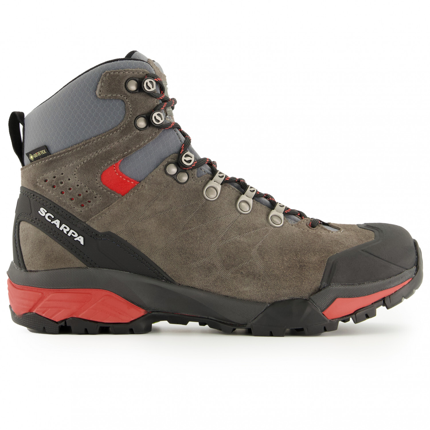 Ботинки для прогулки Scarpa Women's ZG Trek GTX, цвет Titanium/Red Ibiscus велосипед trek wahoo 20 viper red trek black