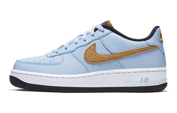 

Кроссовки Nike Air Force 1 Felt GS, Celestine Blue Gold