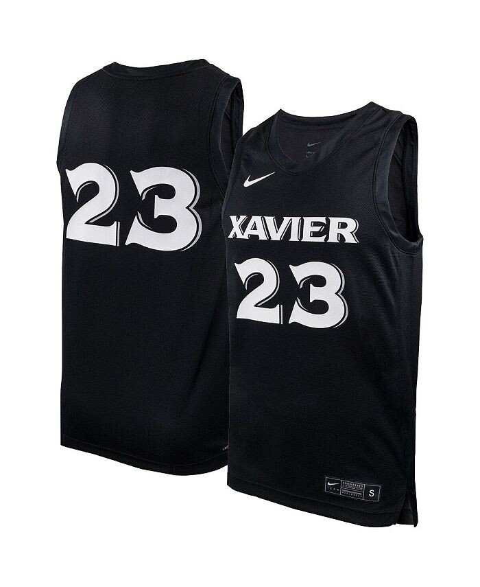 

Мужская черная баскетбольная майка № 23 Xavier Musketeers реплика Nike, черный