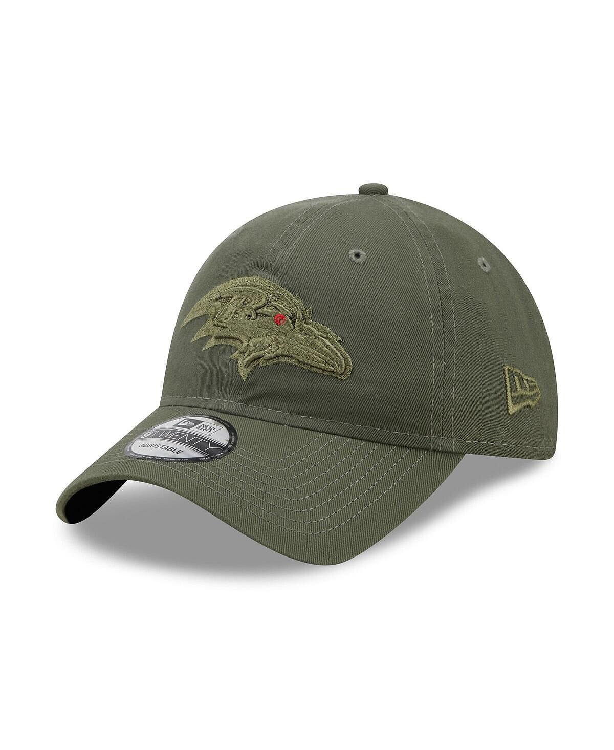 

Мужская оливковая регулируемая кепка Baltimore Ravens Core Classic 2.0 в тон 9TWENTY New Era