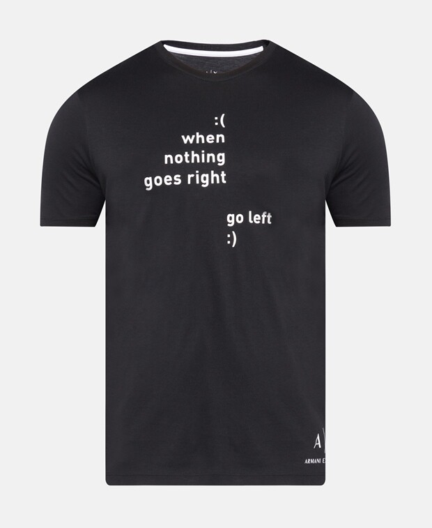 

Футболка Armani Exchange, черный