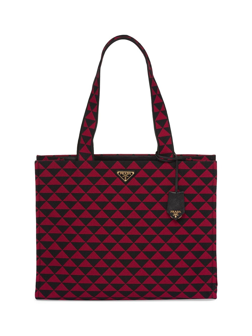 

Сумка Symbole из ткани с вышивкой Prada, черный
