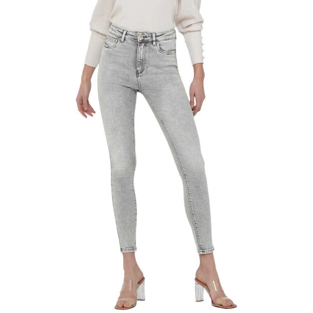 

Джинсы Only Mila Life High Waist Skinny Ankle, серый