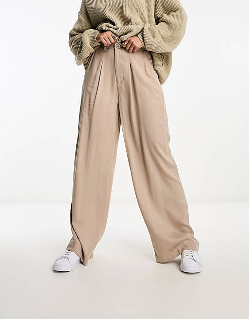 

Серо-коричневые брюки для папы ASOS DESIGN, Коричневый