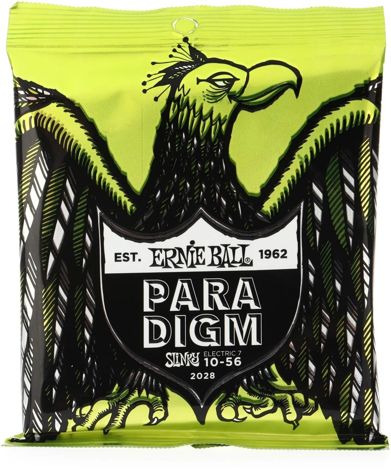 

Струны для электрогитары Ernie Ball 2028 Regular Slinky Paradigm — .010-.056, 7-струнные