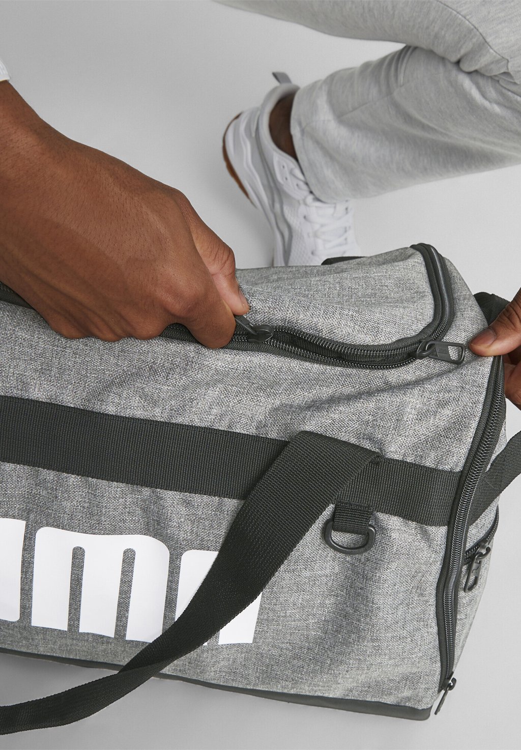 Спортивная сумка Challenger Duffel Puma, цвет medium gray heather светоотражающая крышка smartwool цвет medium gray heather