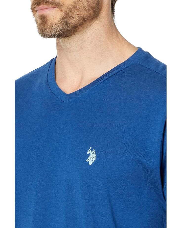 

Футболка U.S. POLO ASSN. V-Neck Tee, цвет Evening Sail