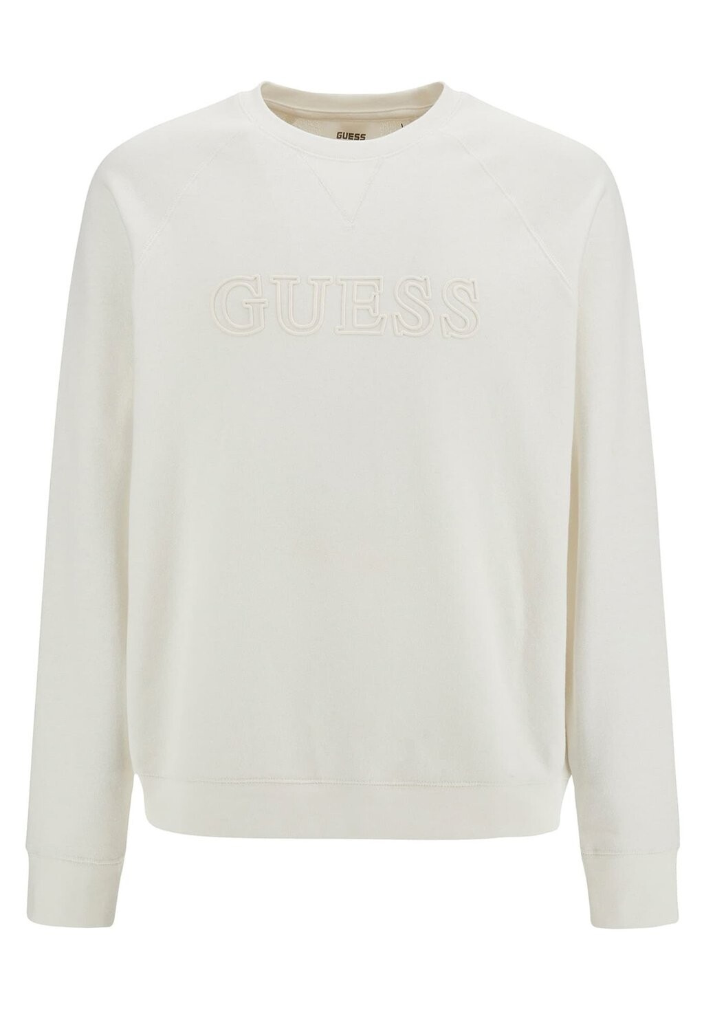 

Спортивный свитер FRONTLOGO Guess, белый