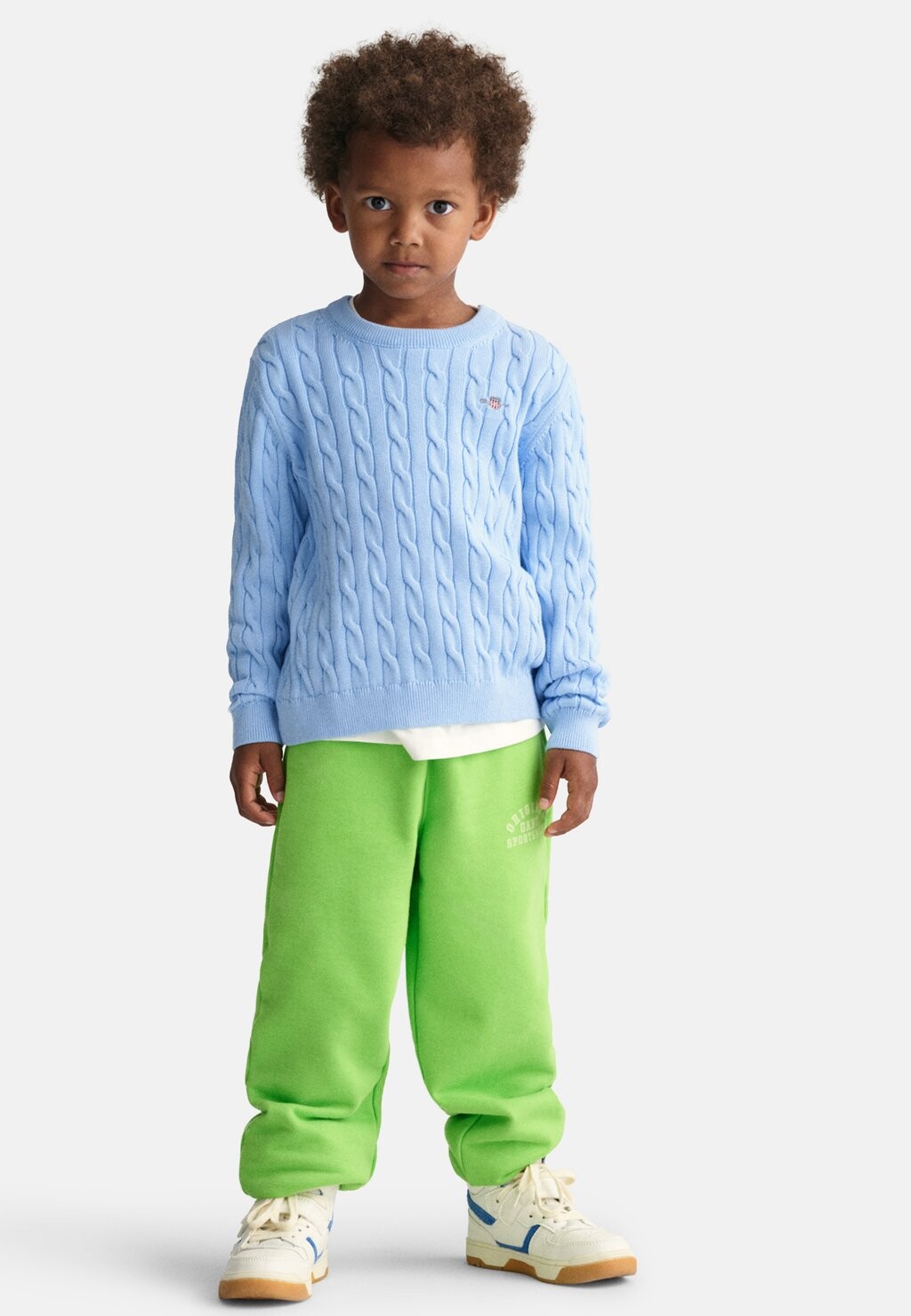 

Свитер Shield Crew Neck GANT, цвет light blue