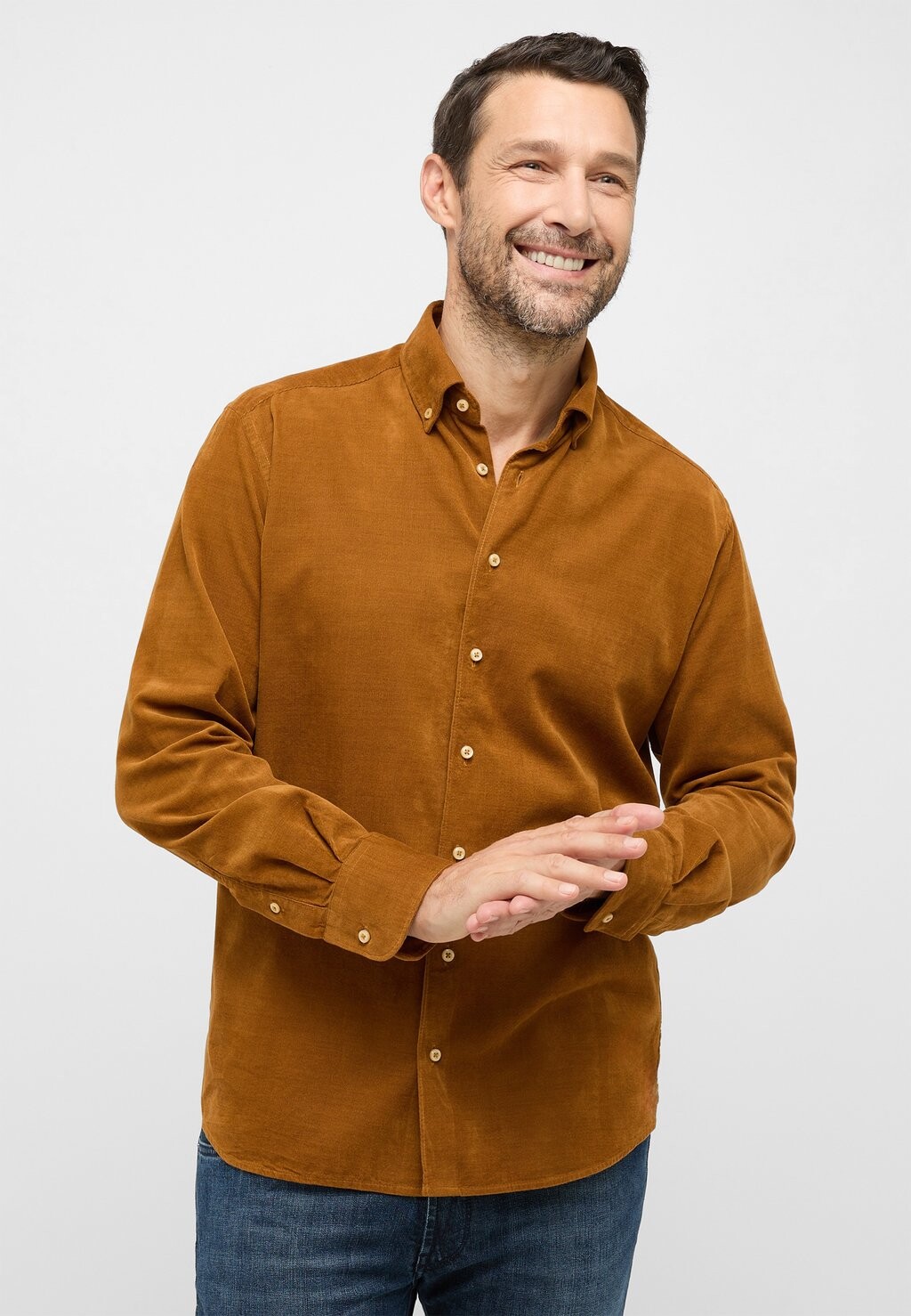 

Рубашка MODERN FIT Eterna, цвет camel