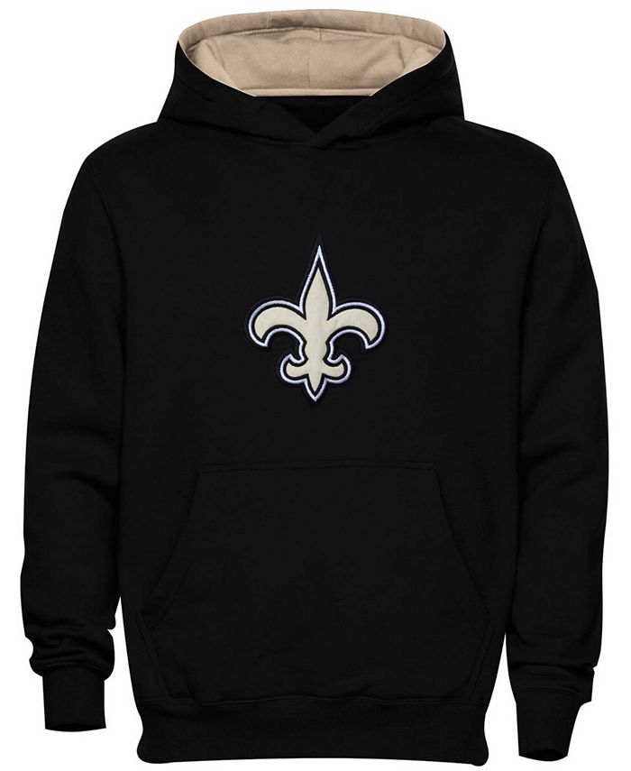 

Черный пуловер с капюшоном и логотипом New Orleans Saints для дошкольников Fan Gear Primary Outerstuff, черный