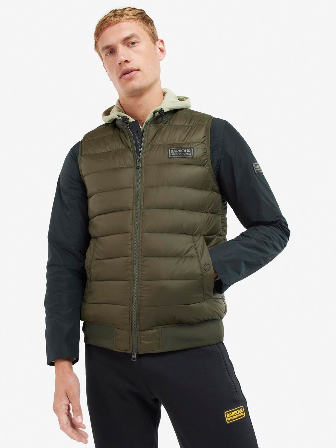 

Жилет Barbour International Elgin, оливковый